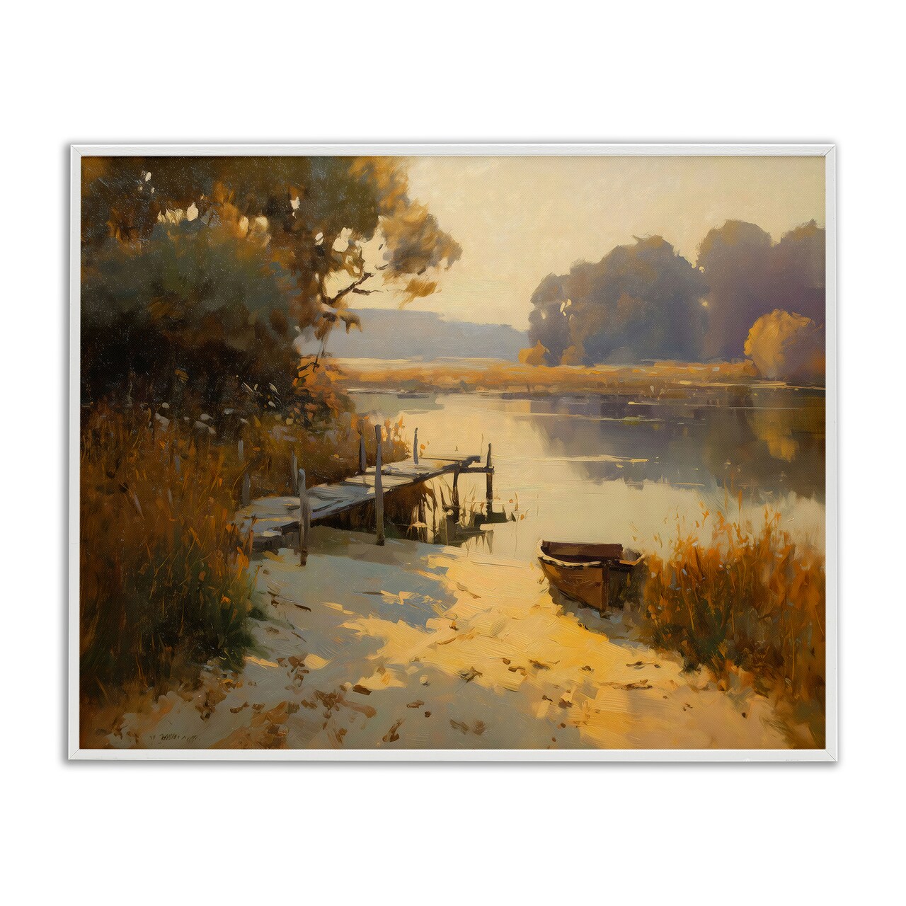 Stupell Industries Golden Hour in Autumn Framed Giclee, design by Arlington Prints